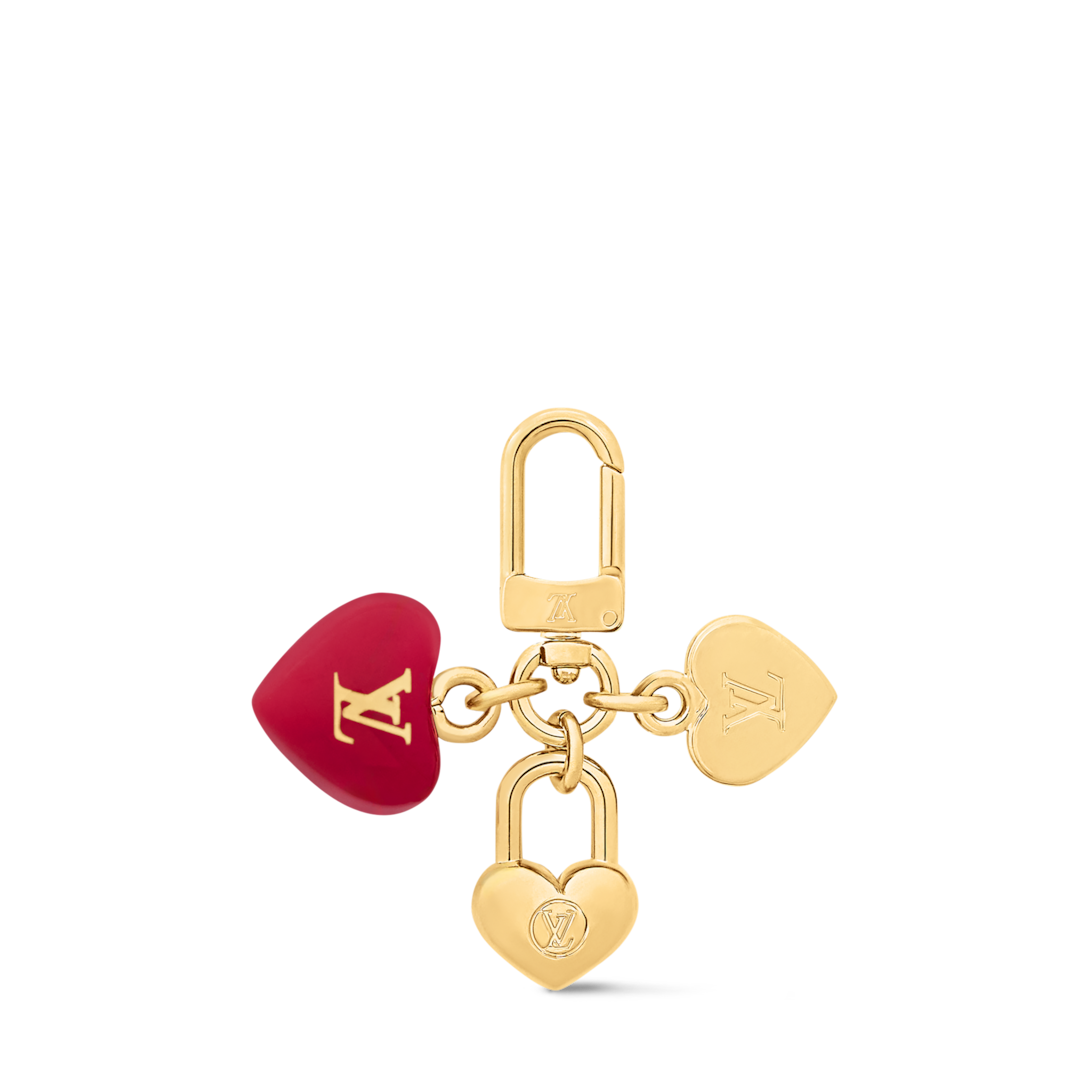 新品ルイヴィトンマイクロチャームＬＶハートM02511レッド ゴールド Micro Charms Heart Bag Charm . - Accessories | Louis Vuitton India